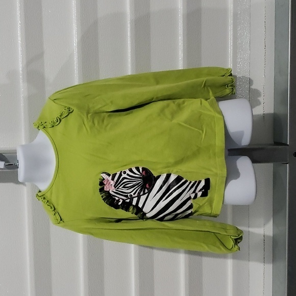 Girls‎ zebra shirt  size  6 - Picture 1 of 6